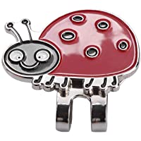 Vbest life Clip para Sombrero de Golf- Marcador de Bola de Golf Lindo de Acero Inoxidable con Marcador de Bola magnético…